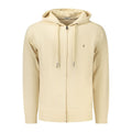 Coveri Moving Beige Cotton Men Hoodie
