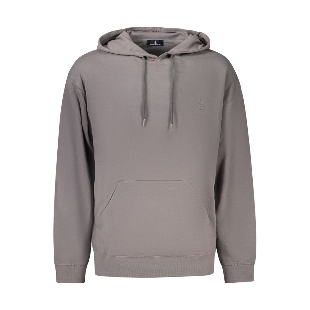 Marina Yachting Gray Cotton Mens Sweatshirt