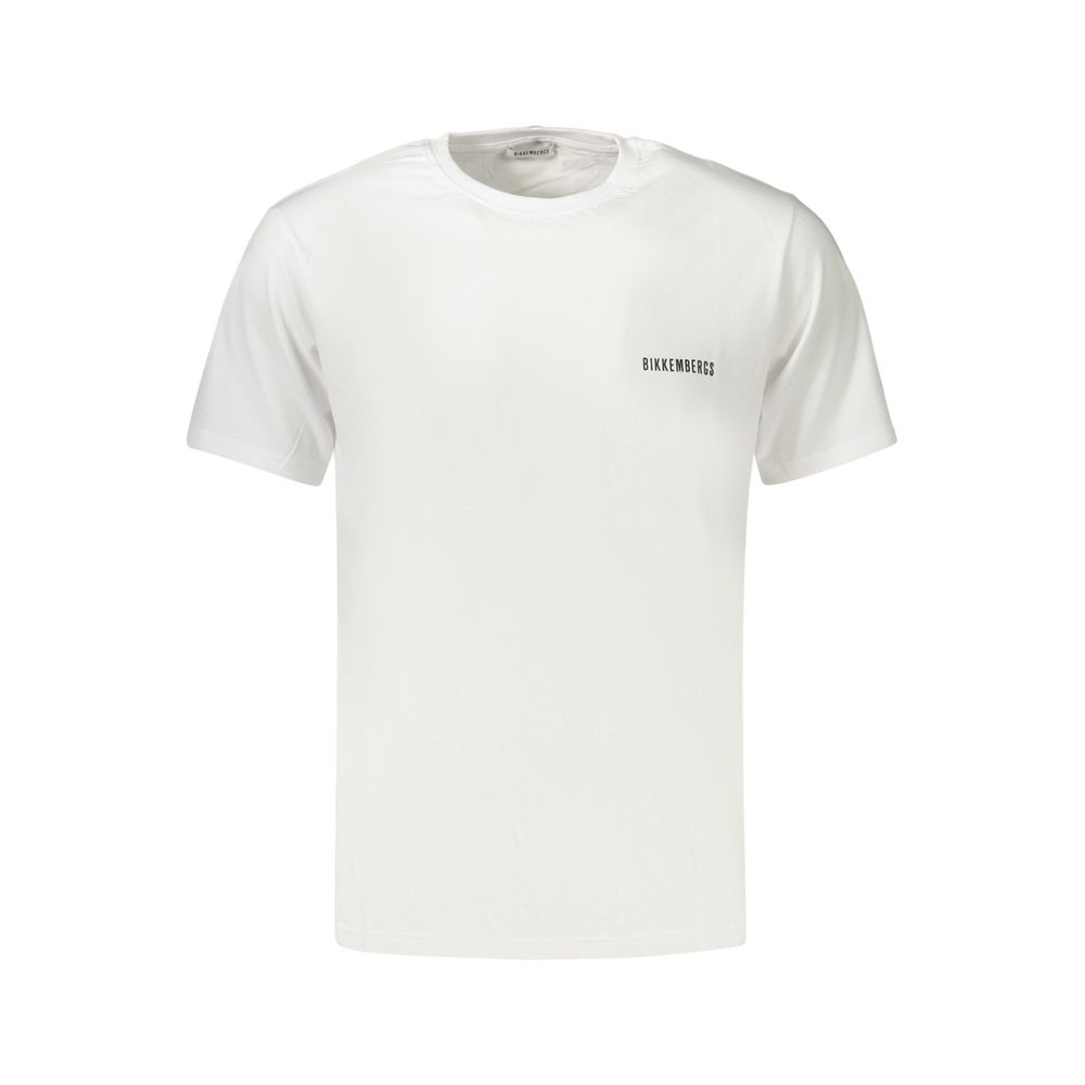 Bikkembergs White Cotton Men's T-Shirt