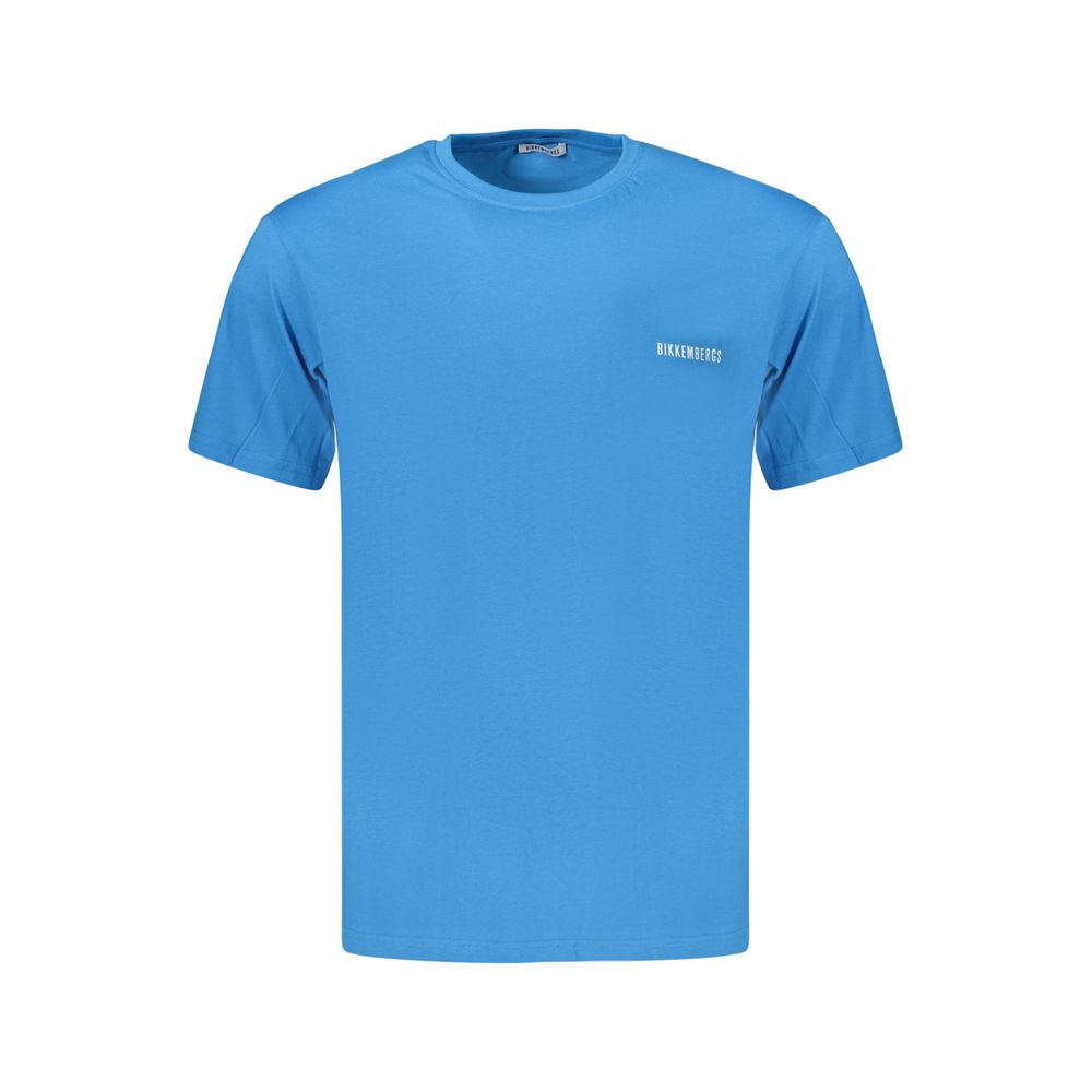 Bikkembergs Azzurro Cotton Men's T-Shirt