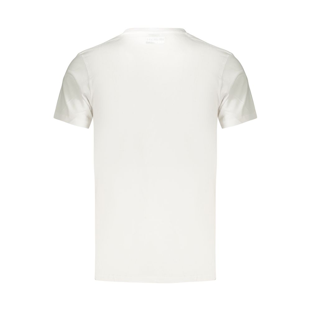 Bikkembergs White Cotton Men's T-Shirt