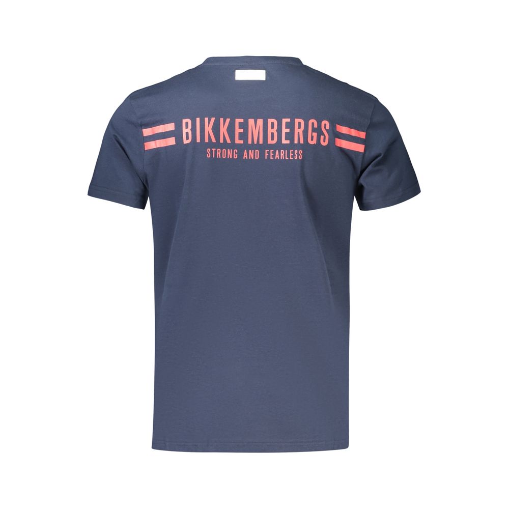 Bikkembergs Blue Cotton Men's T-Shirt