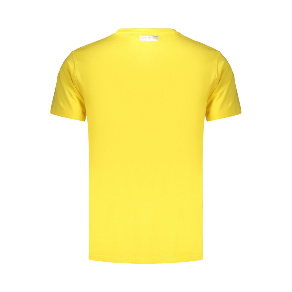 Bikkembergs Yellow Cotton Men's T-Shirt