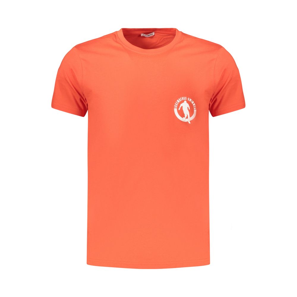 Bikkembergs Orange Cotton Men's T-Shirt