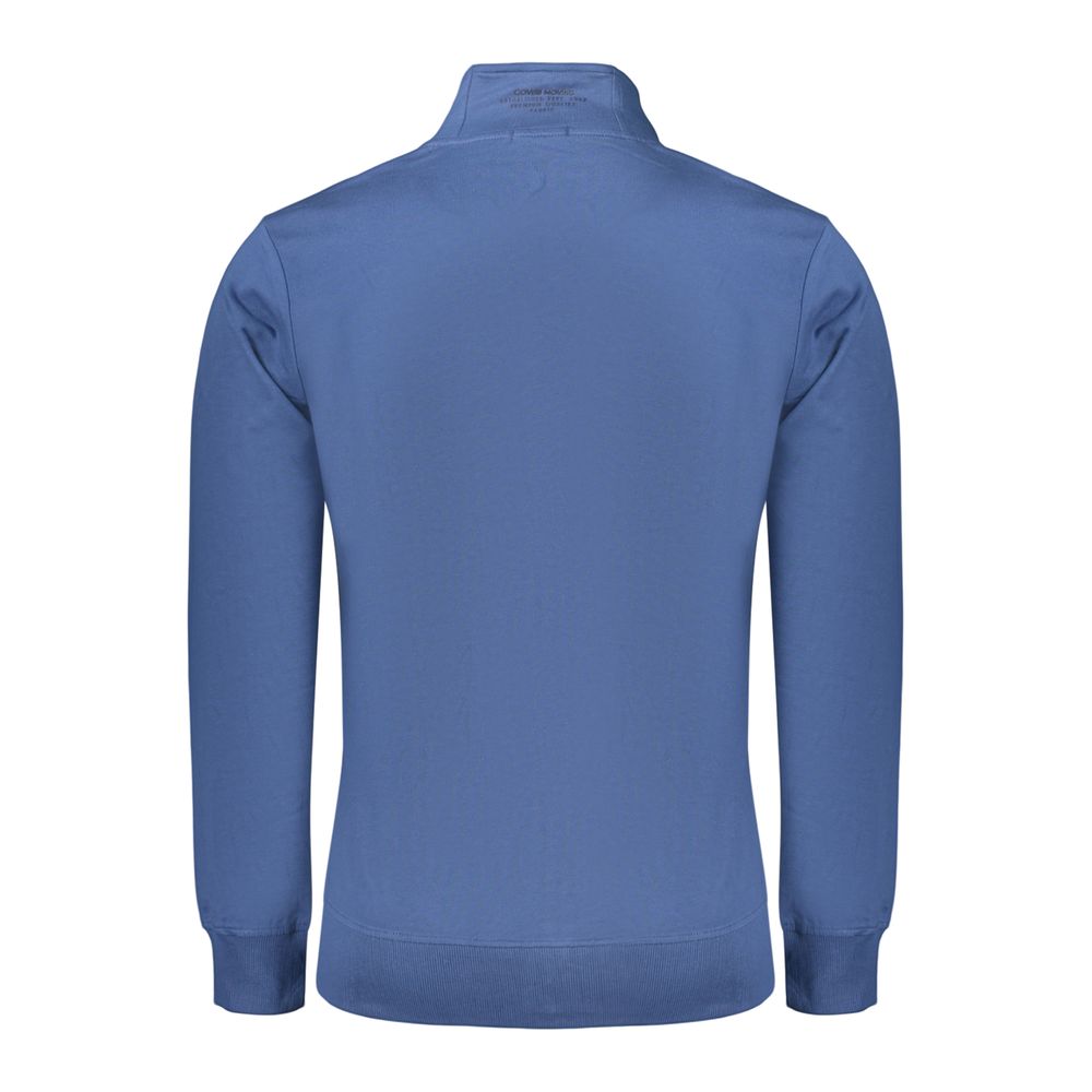 Coveri Moving Blue Cotton Men's Sweatshirt