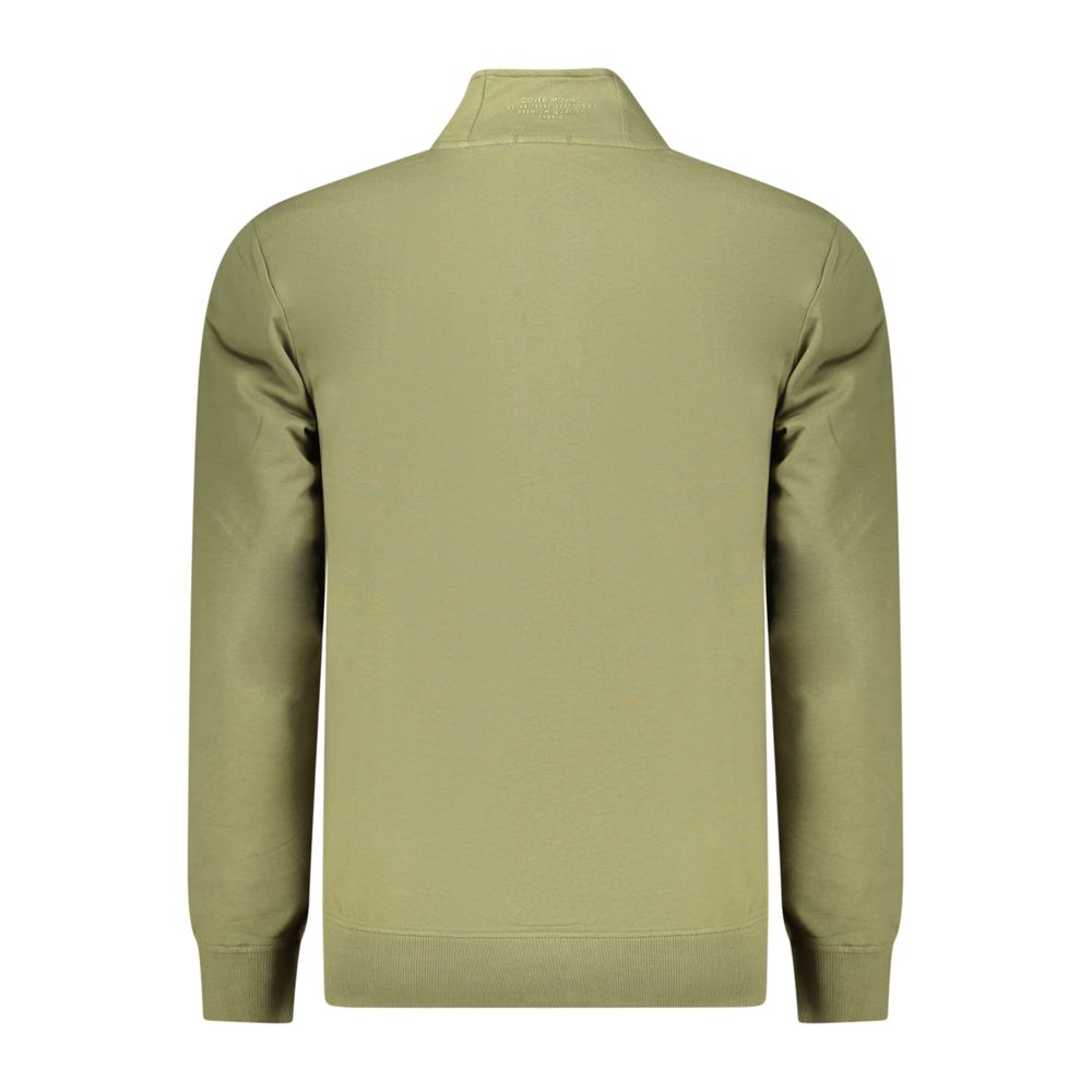 Coveri Moving Green Cotton Men's Sweatshirt Coveri Moving