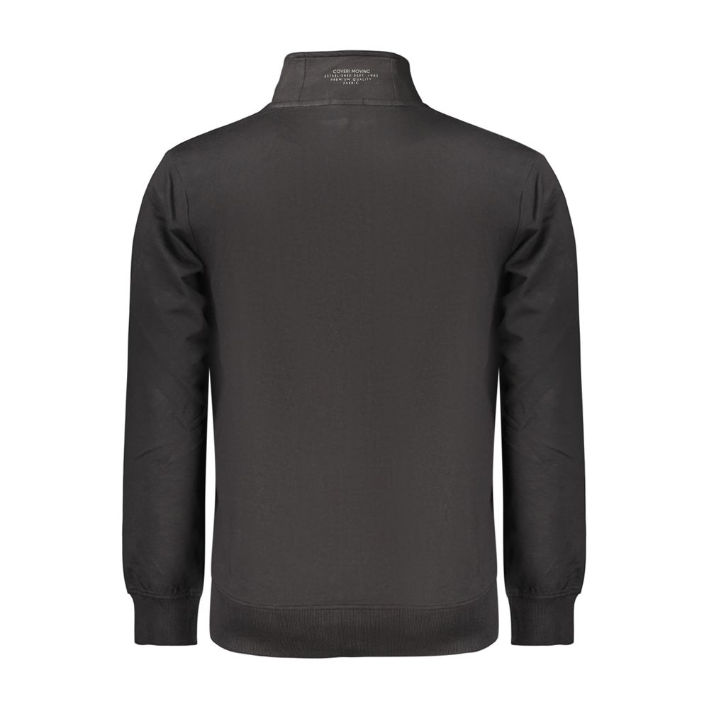 Coveri Moving Black Cotton Men's Sweatshirt