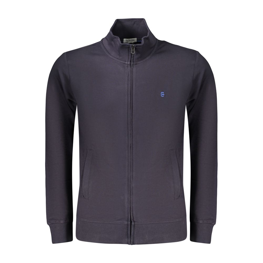 Coveri Moving Blue Cotton Men's Sweatshirt
