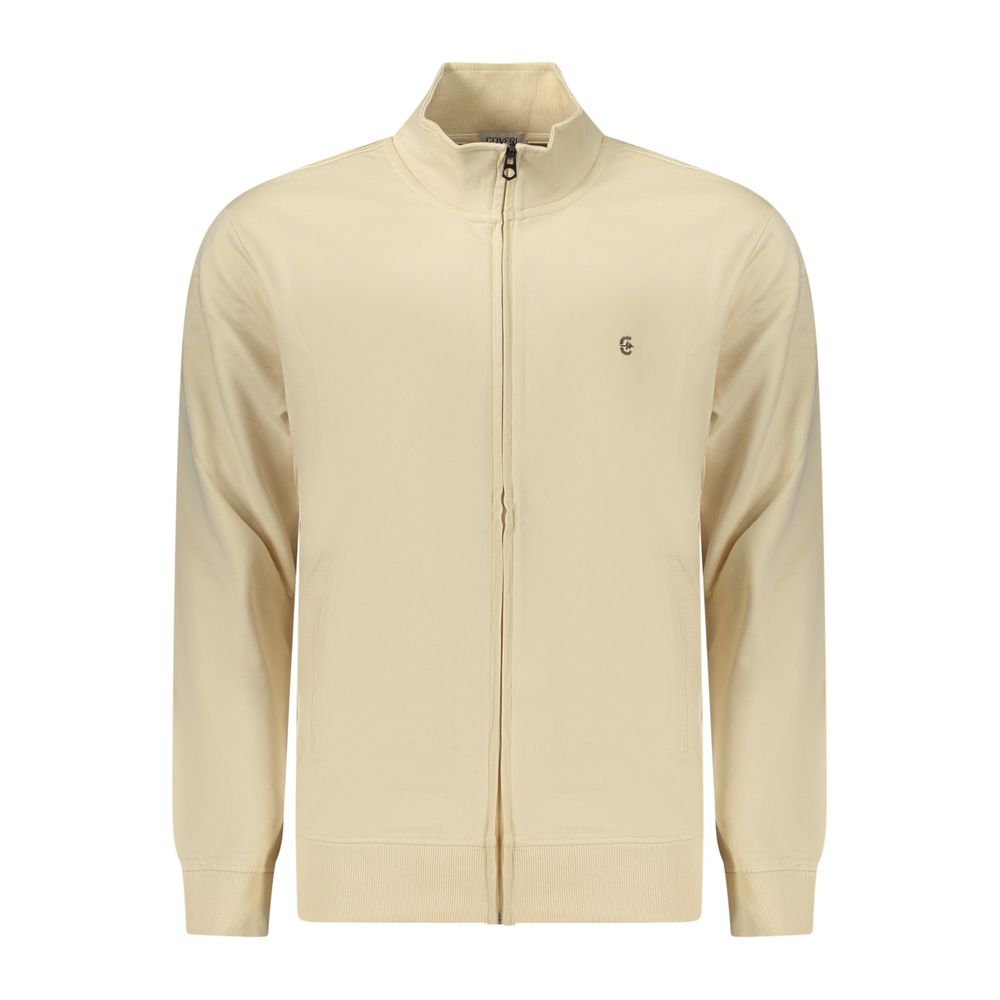Coveri Moving Beige Cotton Men's Sweatshirt