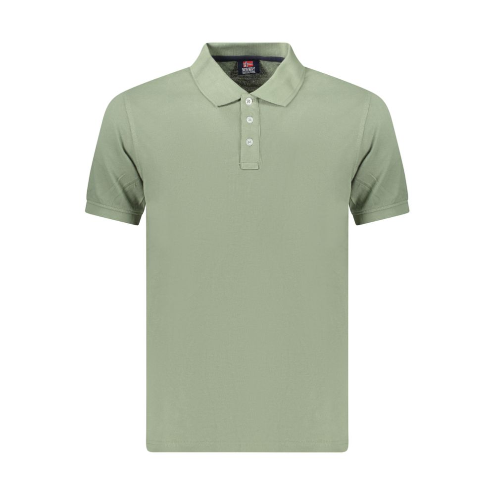 Norway 1963 Green Cotton Men's Polo