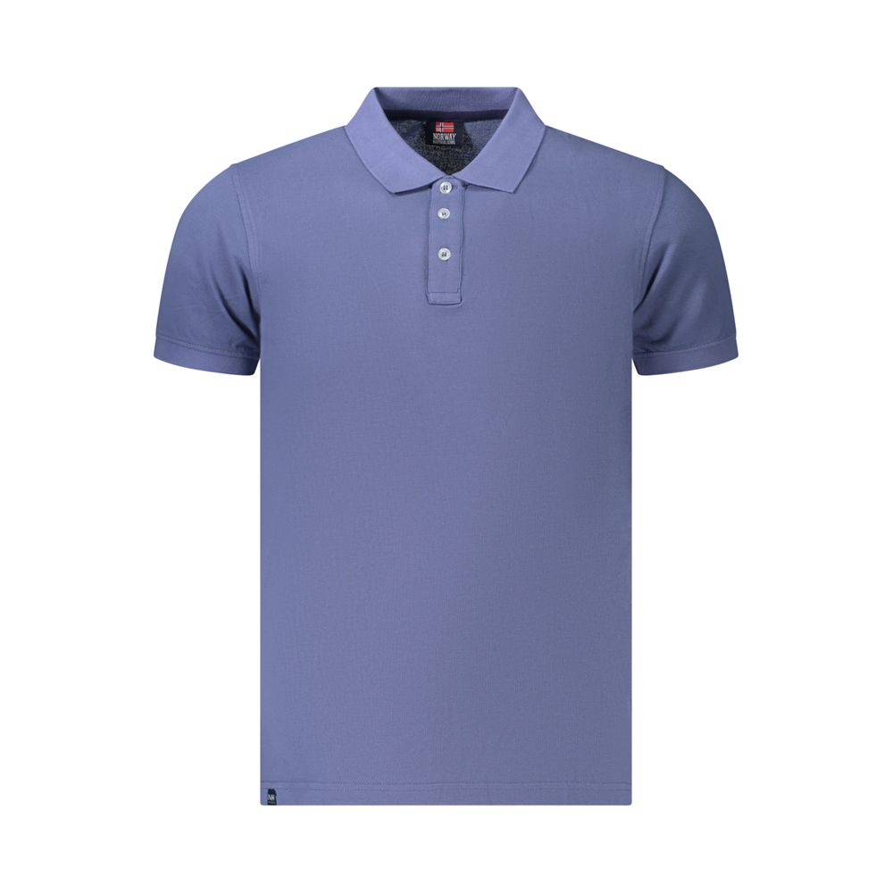 Norway 1963 Blue Cotton Mens Polo