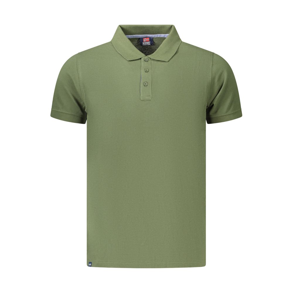 Norway 1963 Verde Cotton Men's Polo