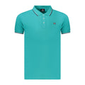 Norway 1963 Azzurro Cotton Mens Polo