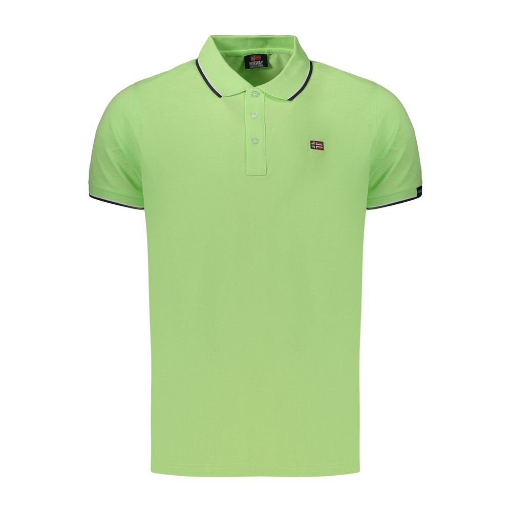 Norway 1963 Verde Cotton Men's Polo