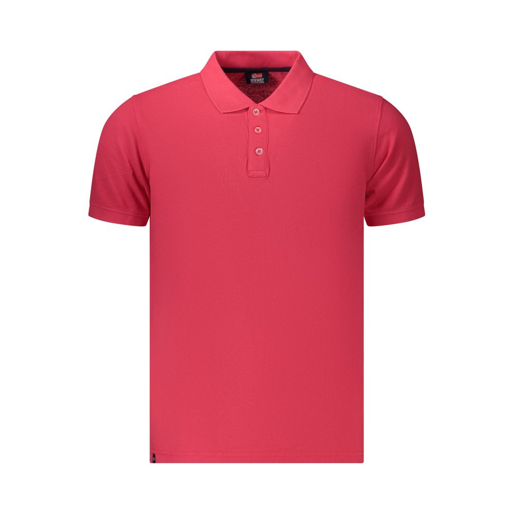 Norway 1963 Rosso Cotton Men's Polo