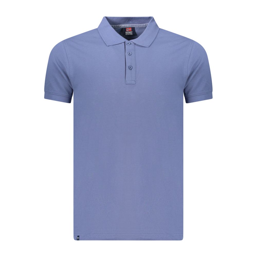 Norway 1963 Blue Cotton Men's Polo Shirt