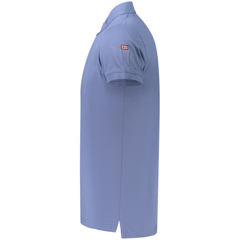 Norway 1963 Blue Cotton Men's Polo Shirt