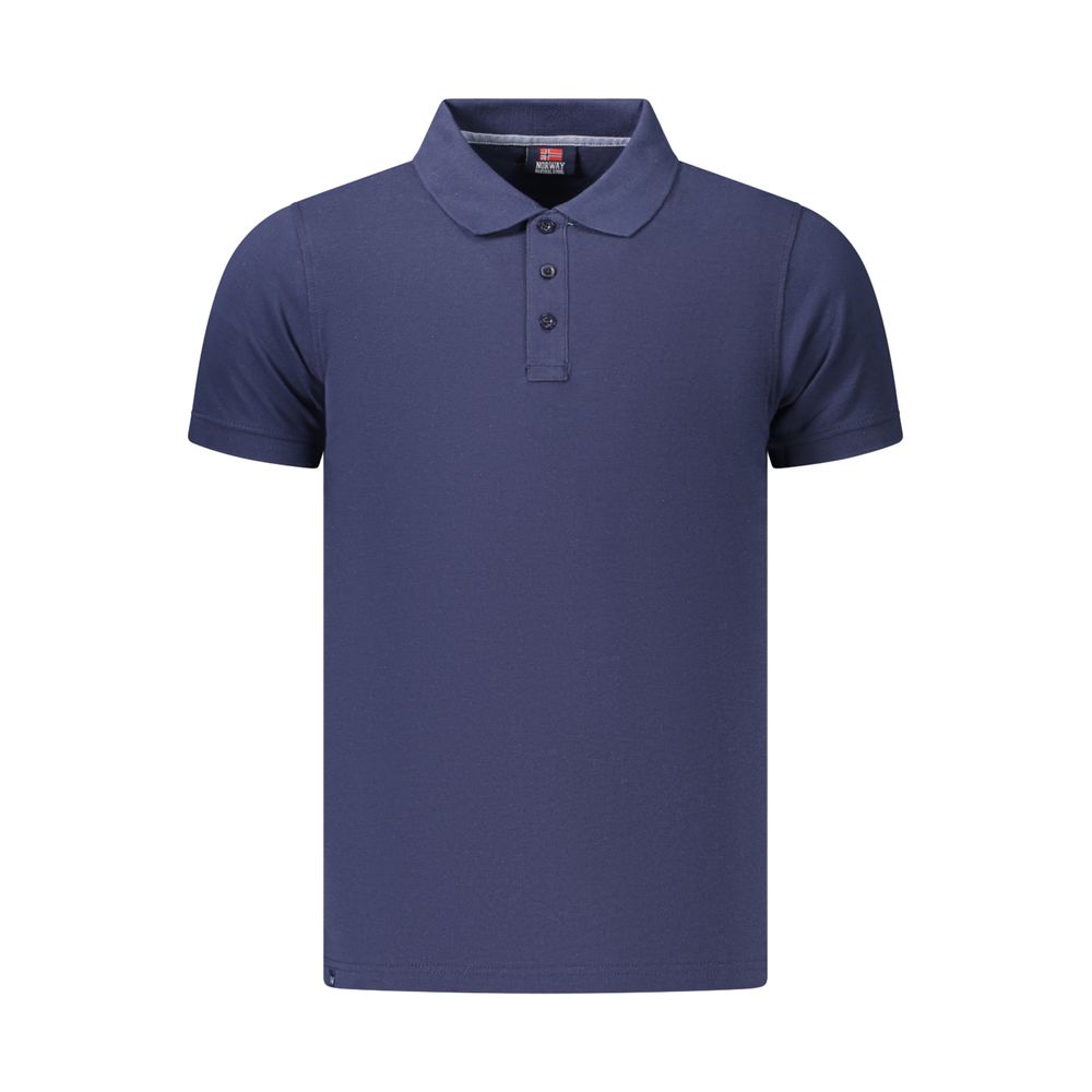Norway 1963 Blue Cotton Men's Polo Shirt
