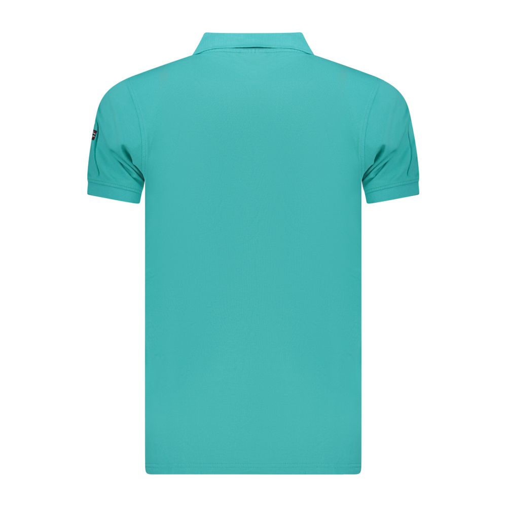 Norway 1963 Azzurro Cotton Men Polo