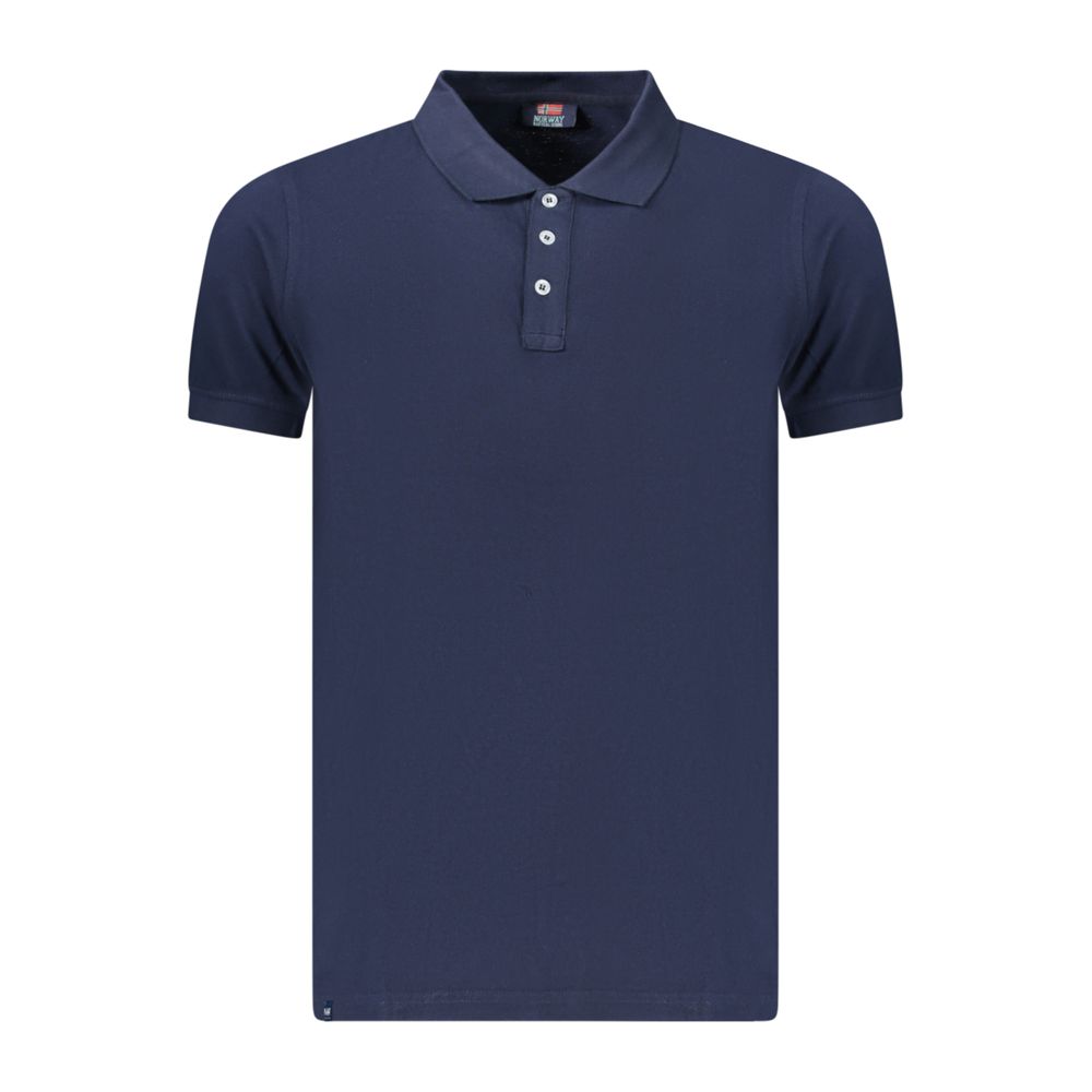 Norway 1963 Blue Cotton Men's Polo