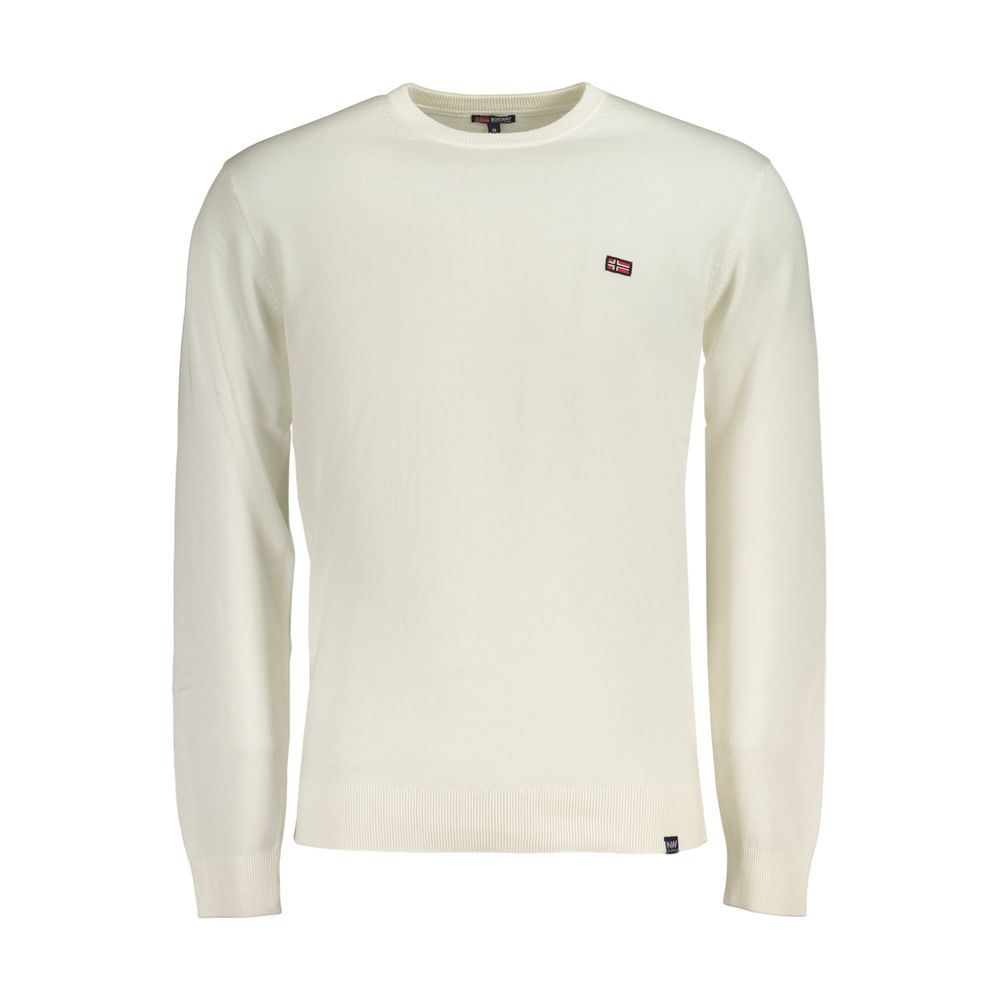 Norway 1963 Bianco Cotton Men's Maglia
