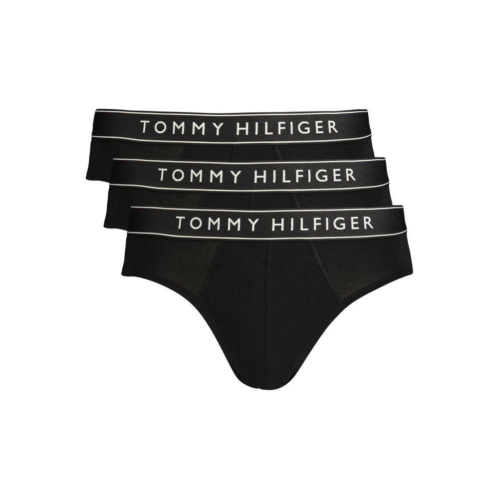 Tommy Hilfiger Black Cotton Men's Brief