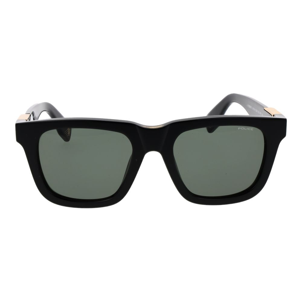 Police Black Cellulose Acetate Sunglasses