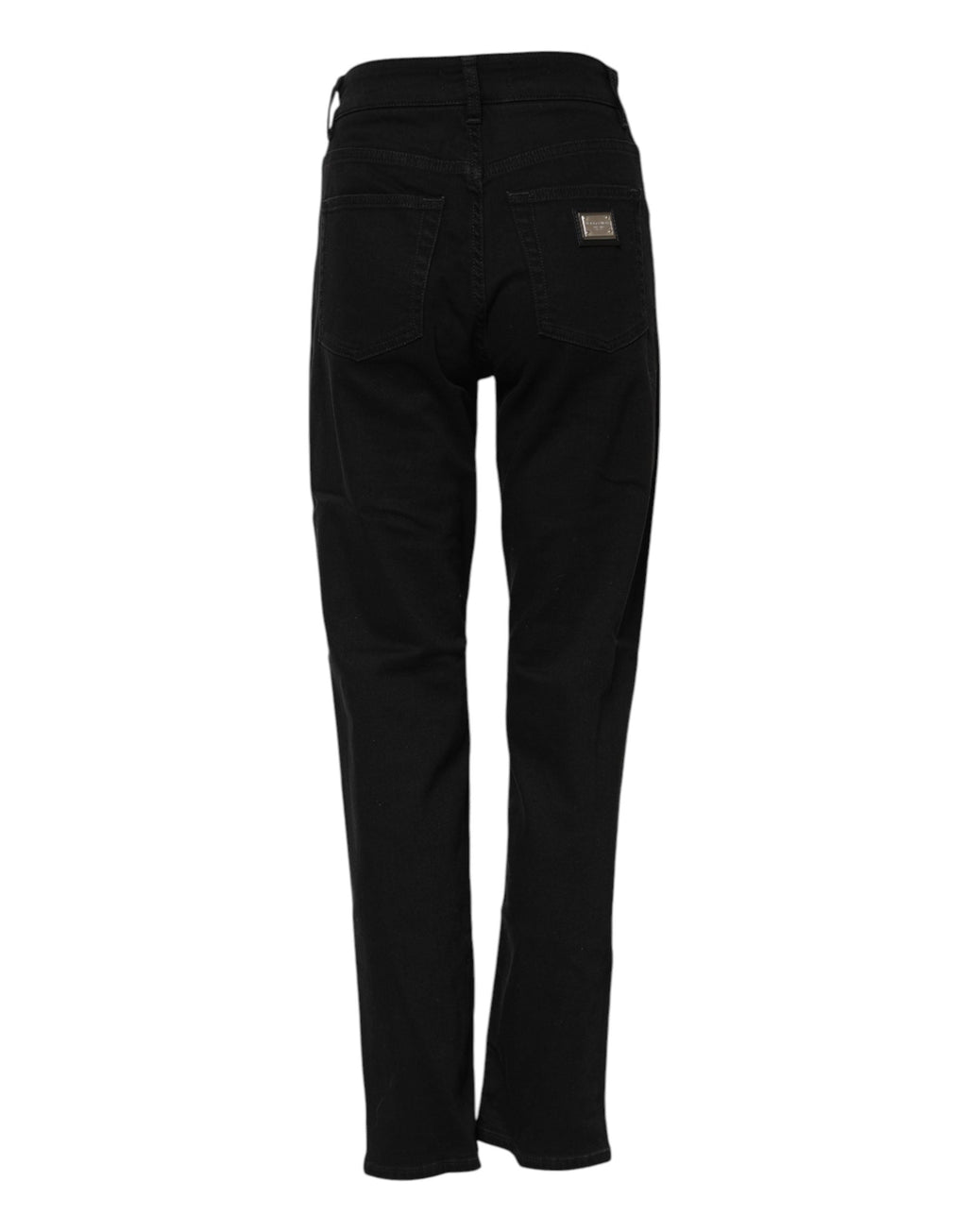 Dolce & Gabbana Black Boyfriend Cotton Stretch Denim Jeans