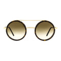 Andy Wolf Brown Metal & Plastic Glasses (Frames)