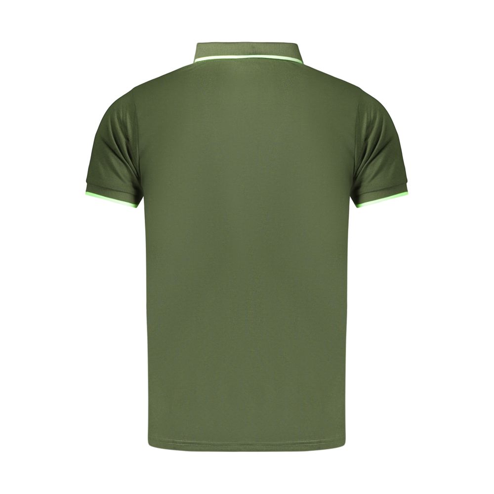 Lotto Green Polyester Men's Polo Shirt