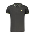 Lotto Black Polyester Men's Polo Shirt