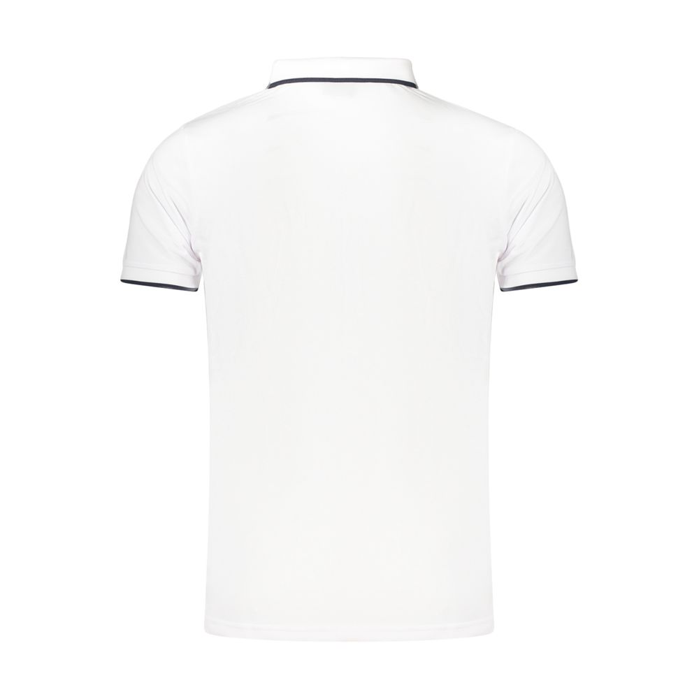 Lotto White Polyester Men's Polo Shirt