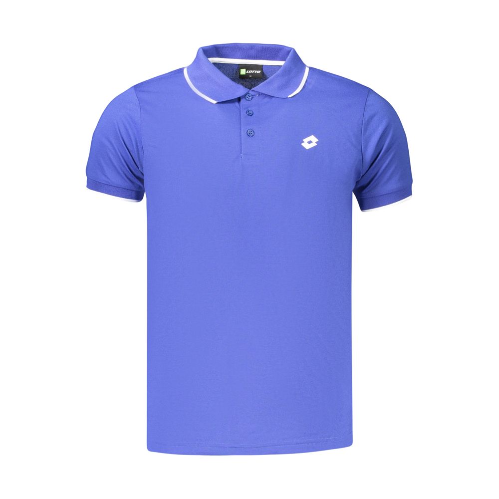 Lotto Blue Polyester Men's Polo Shirt