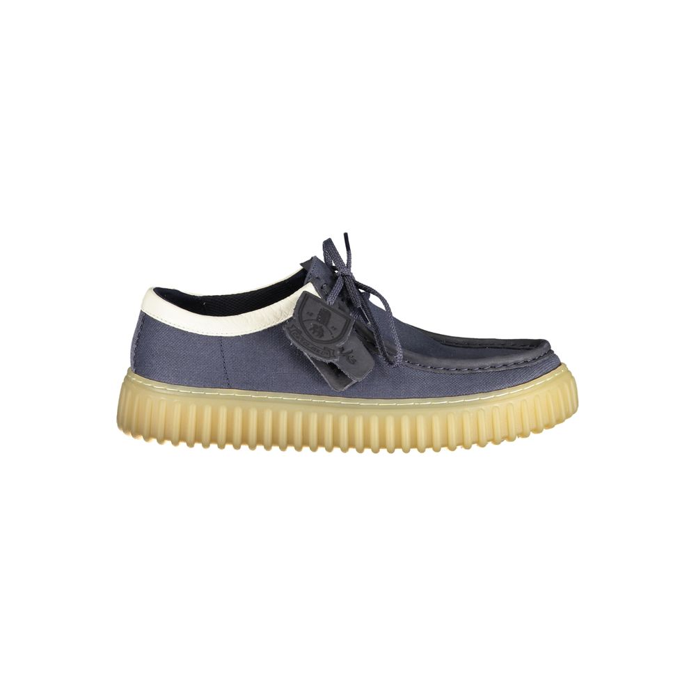 Clarks Blue Fabric Men's Shoe