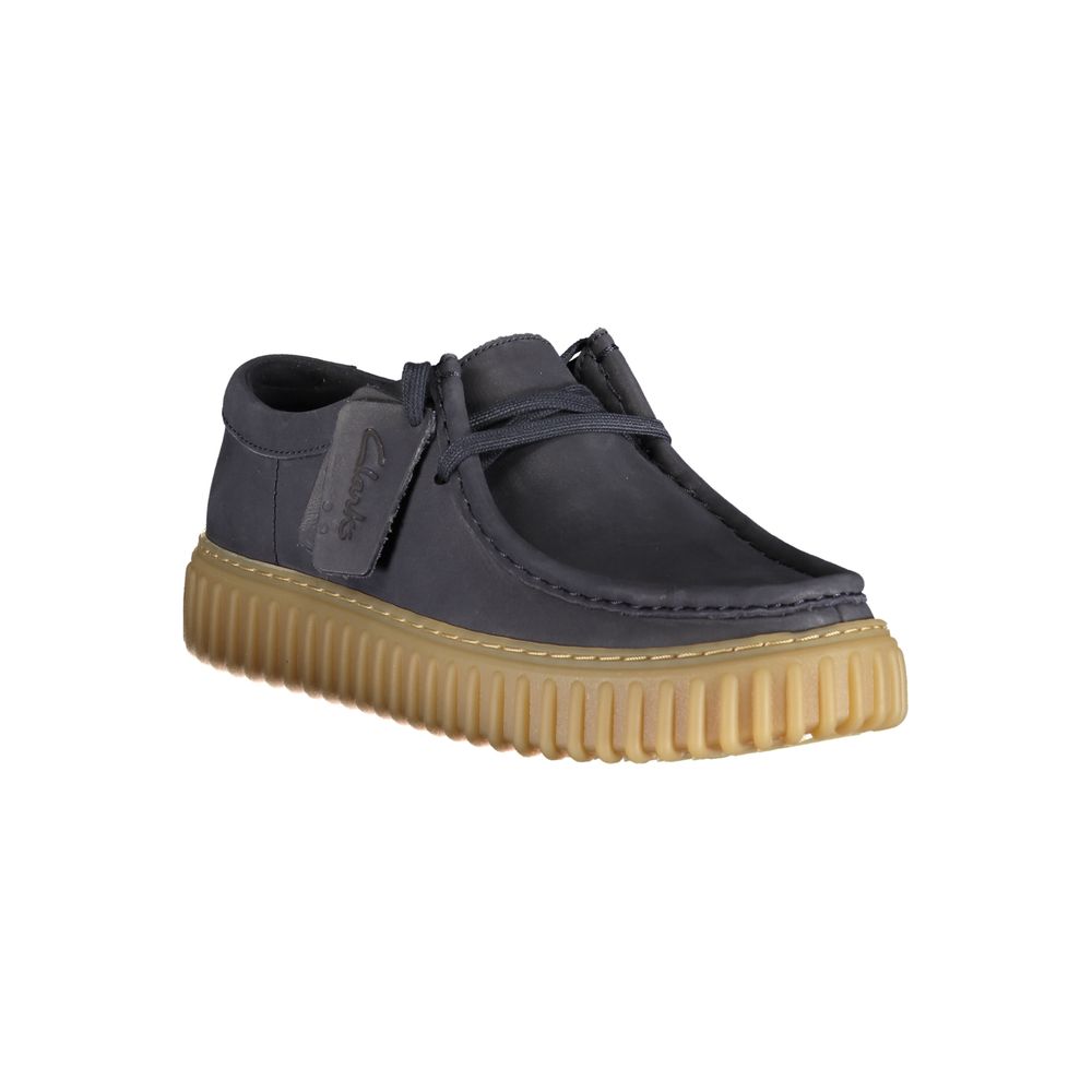 Clarks Blue Leather Men's Classic Shoe