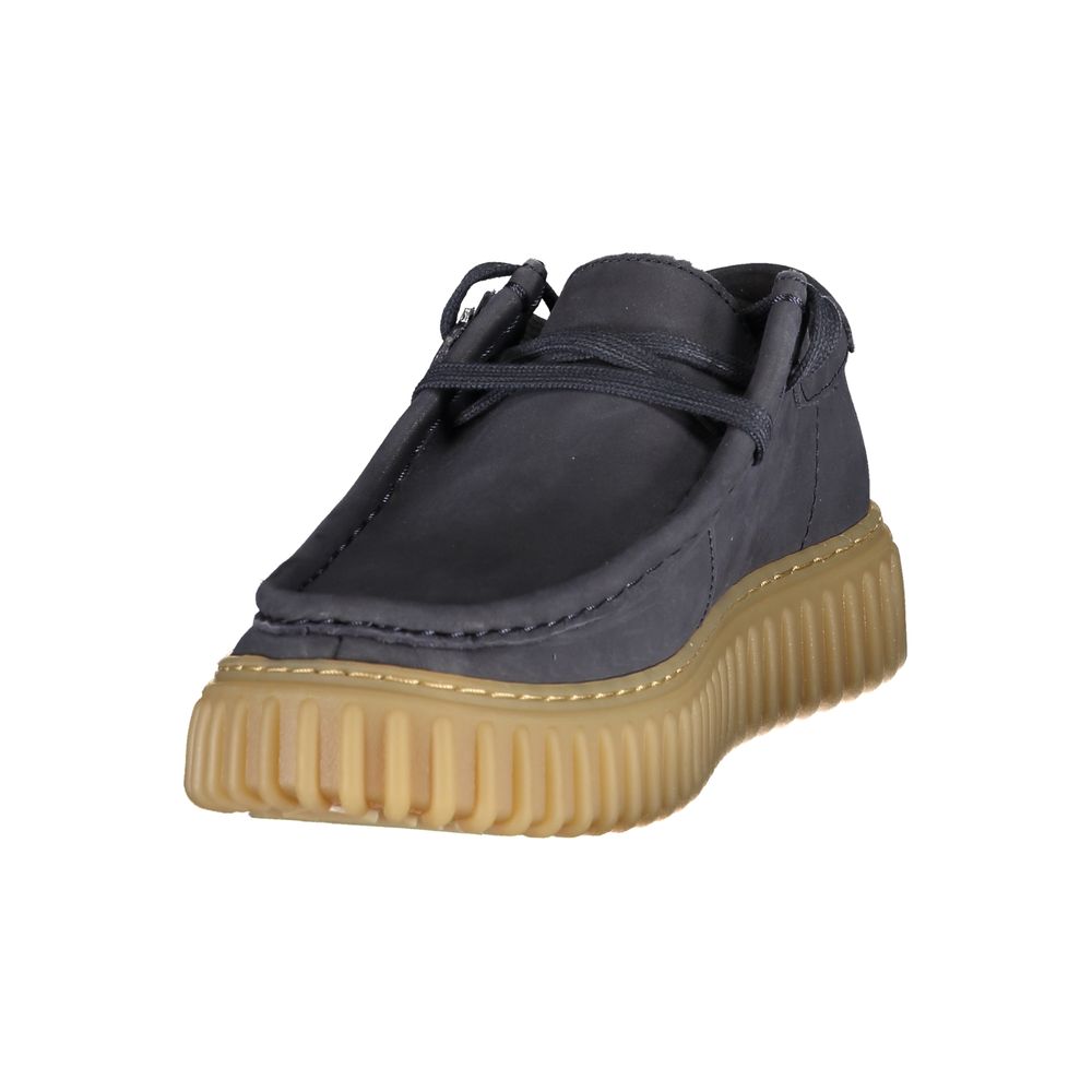 Clarks Blue Leather Men's Classic Shoe