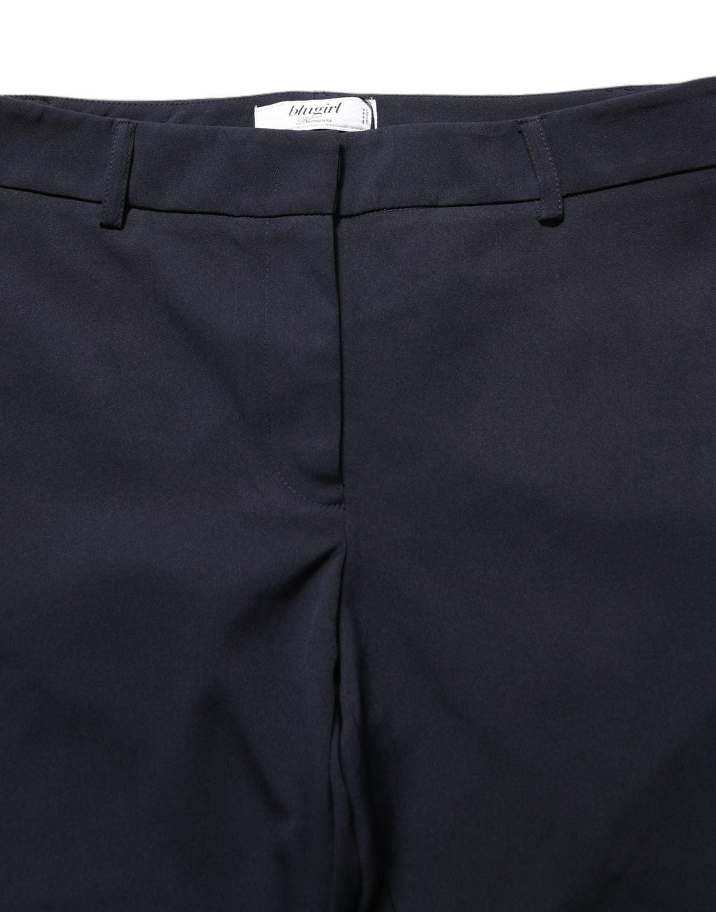 Blugirl Dark Blue High Waist Straight Dress Formal Trouser Pants