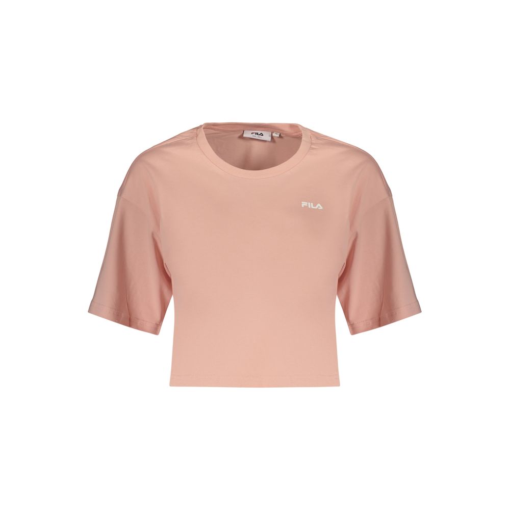 Fila Pink Cotton Women's T-Shirt