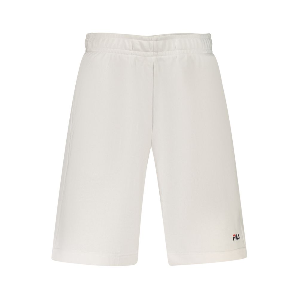Fila White Cotton Men's Sweatpant