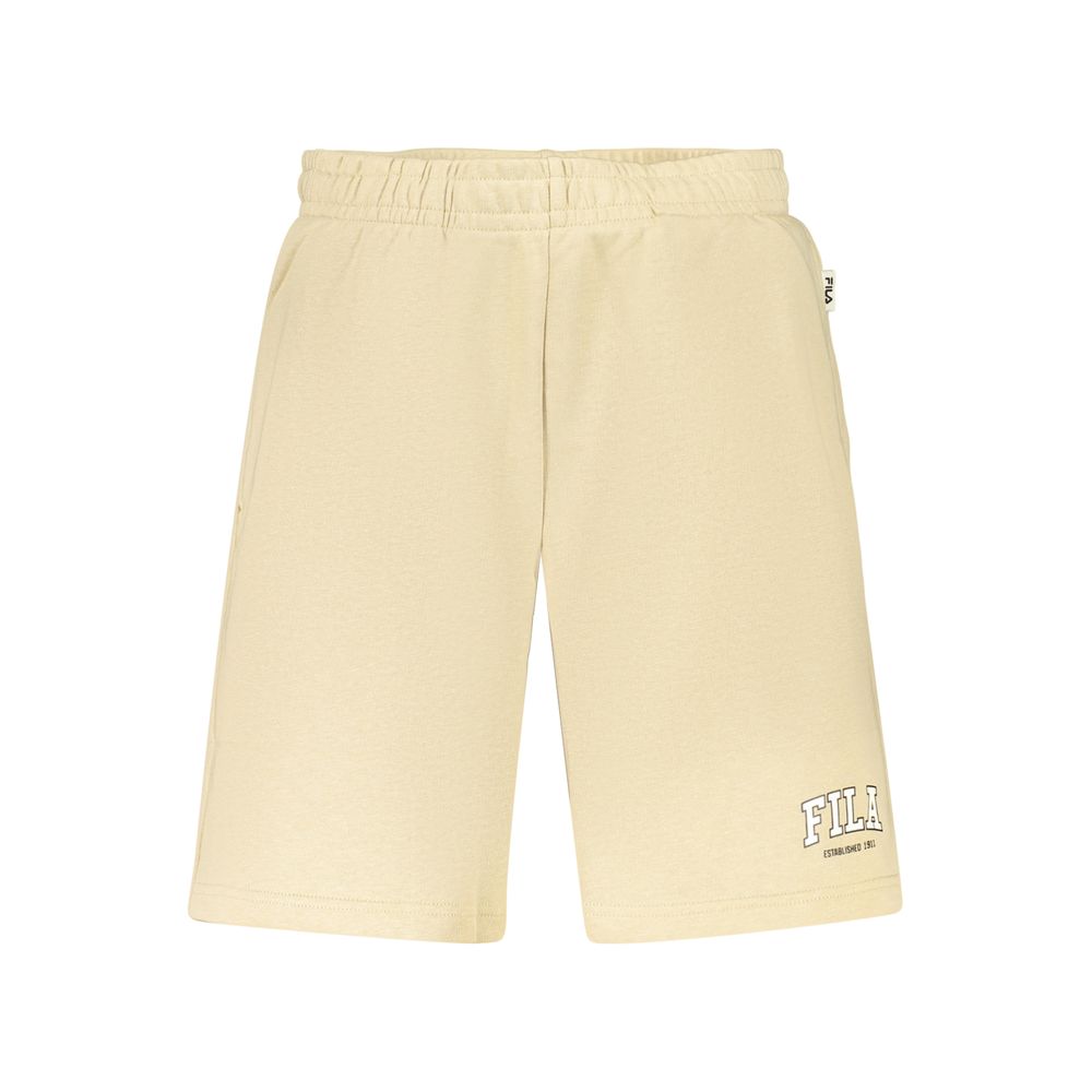 Fila Beige Cotton Mens Short