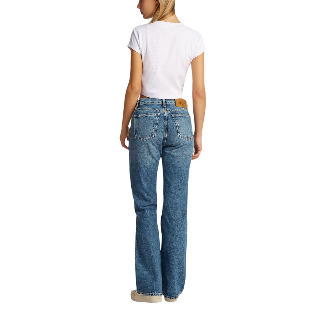 Calvin Klein Jeans White Cotton T-Shirt