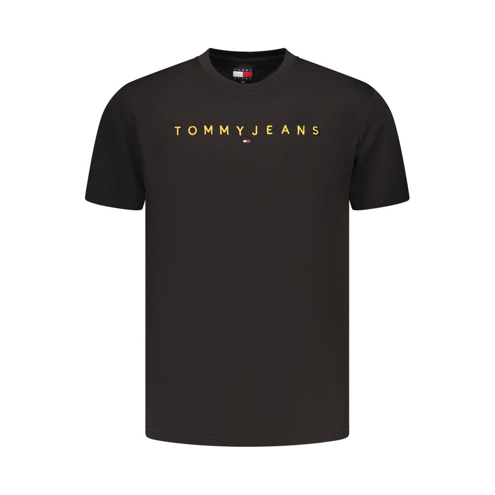 Tommy Hilfiger Black Cotton Men's T-Shirt