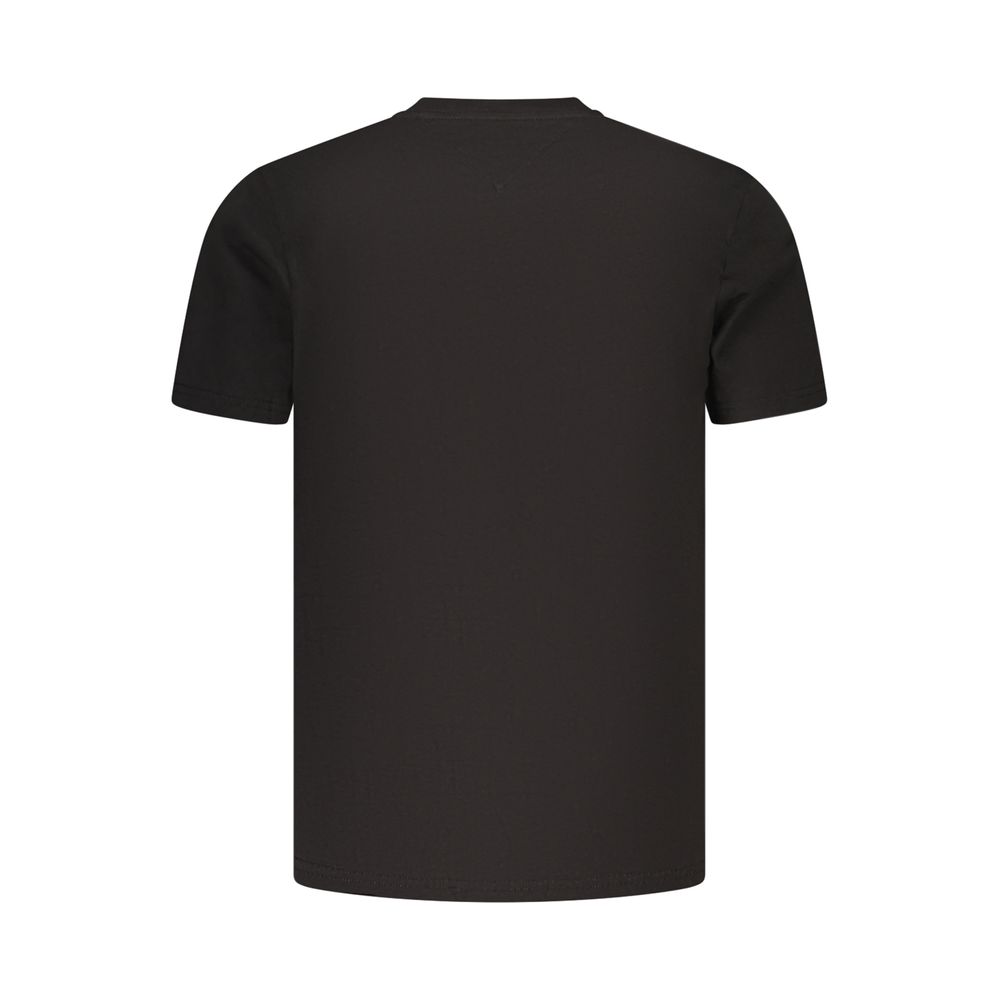 Tommy Hilfiger Black Cotton Men's T-Shirt