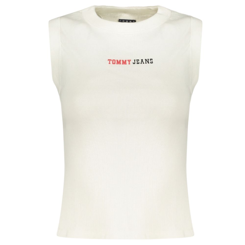 Tommy Hilfiger White Cotton Women's Tank