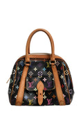 Louis Vuitton Black Monogram Multicolor Canvas Priscilla Handbag