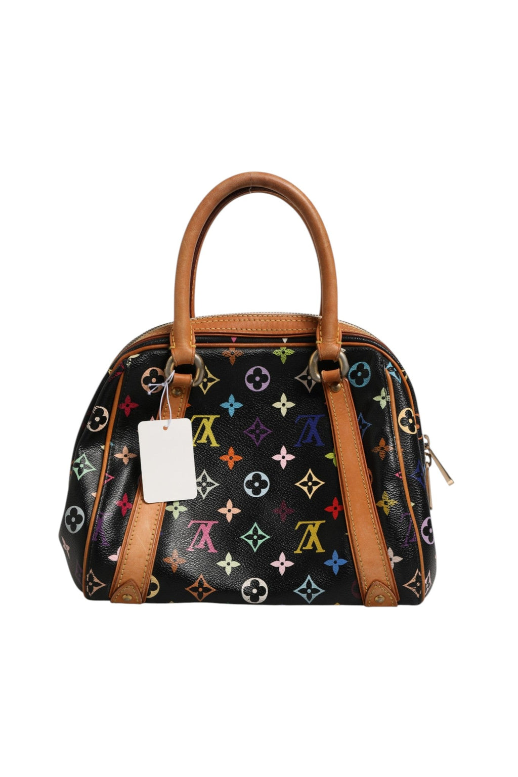 Louis Vuitton Black Monogram Multicolor Canvas Priscilla Handbag