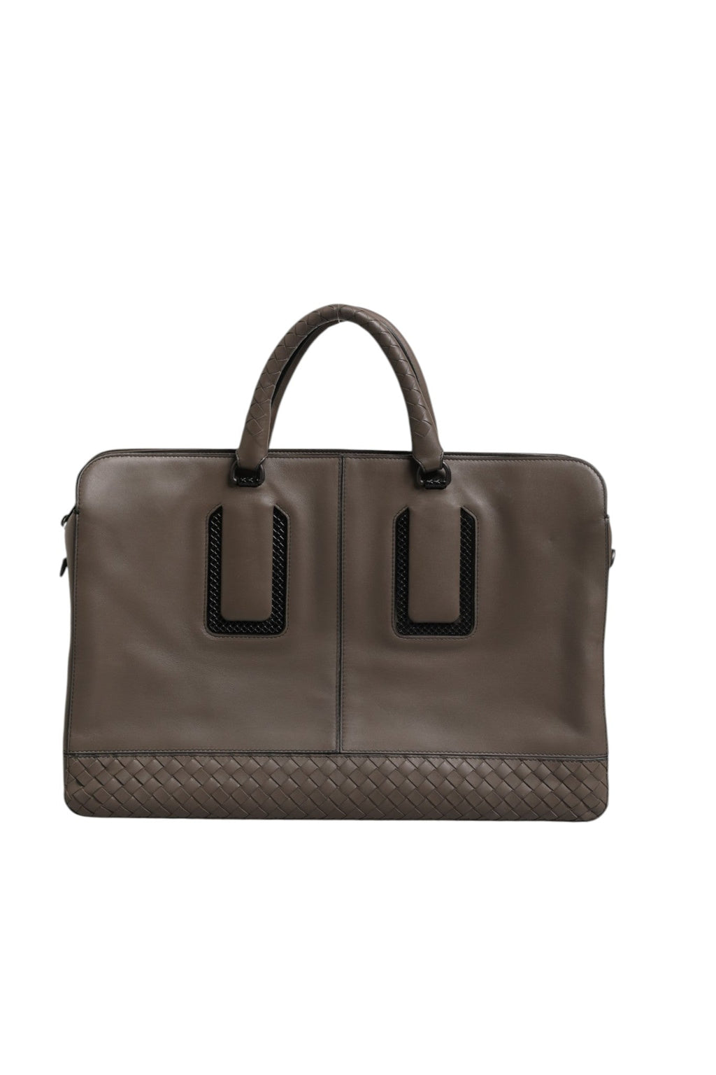 Bottega Veneta Getaway Intrecciato Leather Briefcase