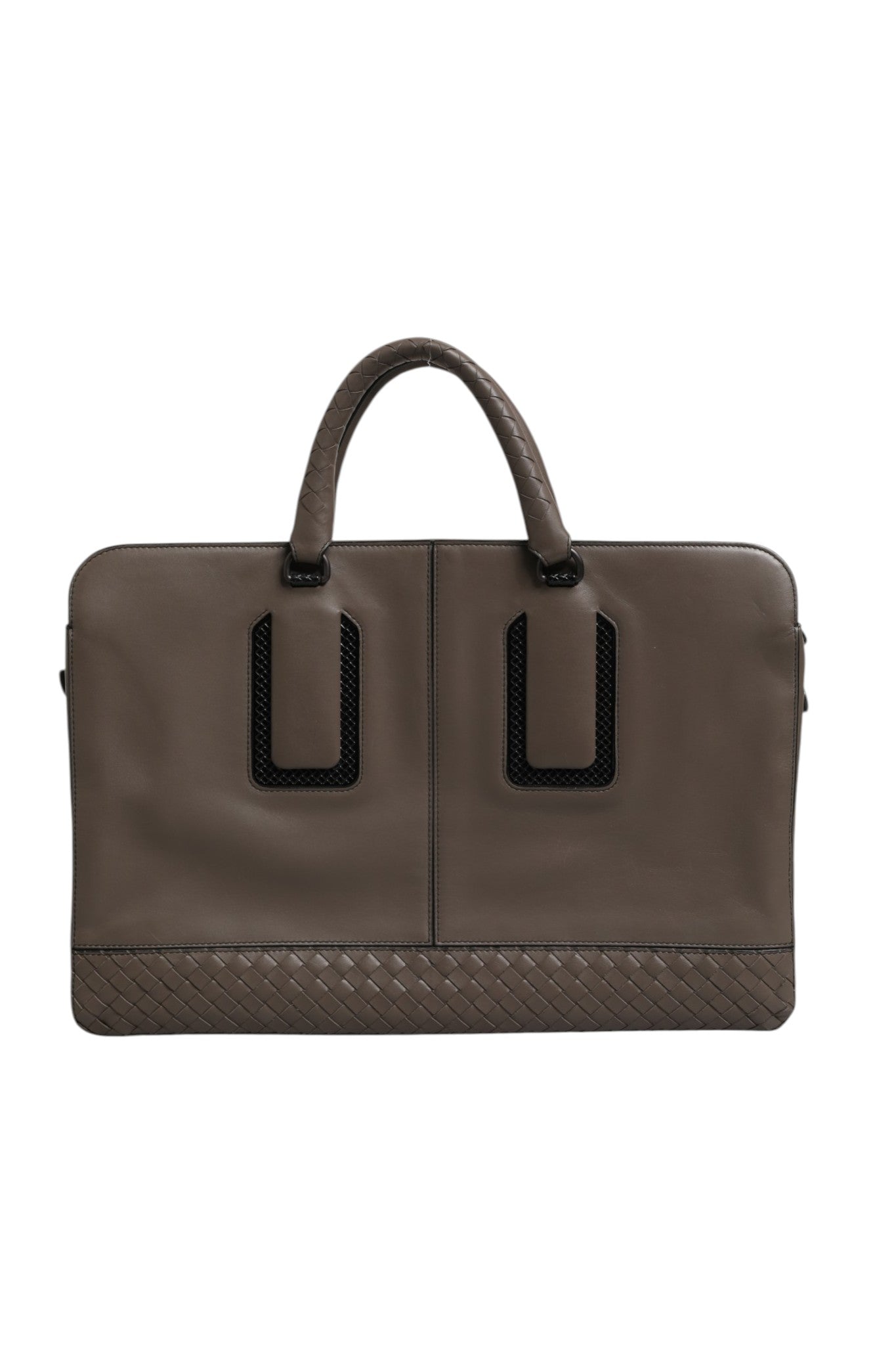 Bottega Veneta Getaway Intrecciato Leather Briefcase