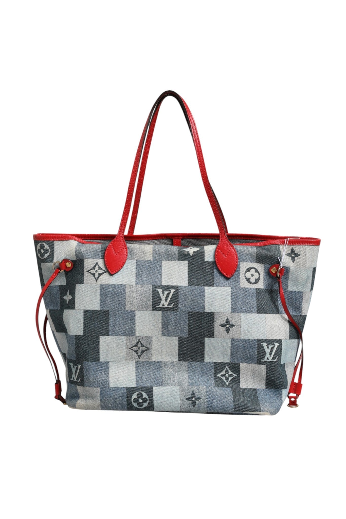 Louis Vuitton Neverfull Patchwork Monogram Denim Tote Bag