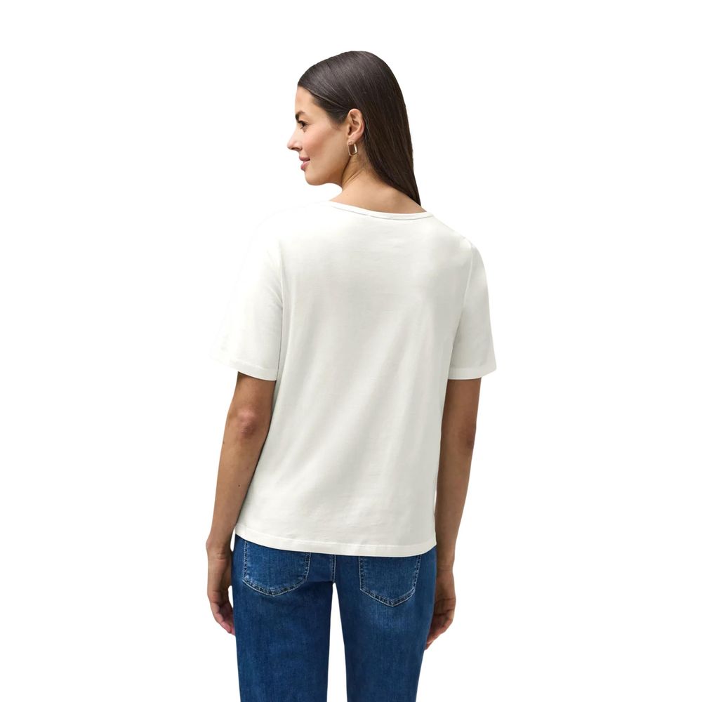 Street One White Cotton T-Shirt